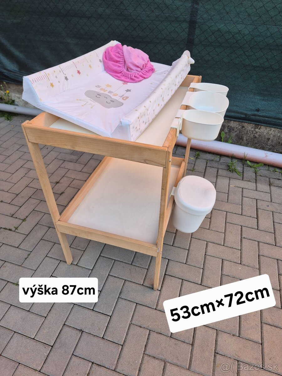 Prebalovací pult Ikea