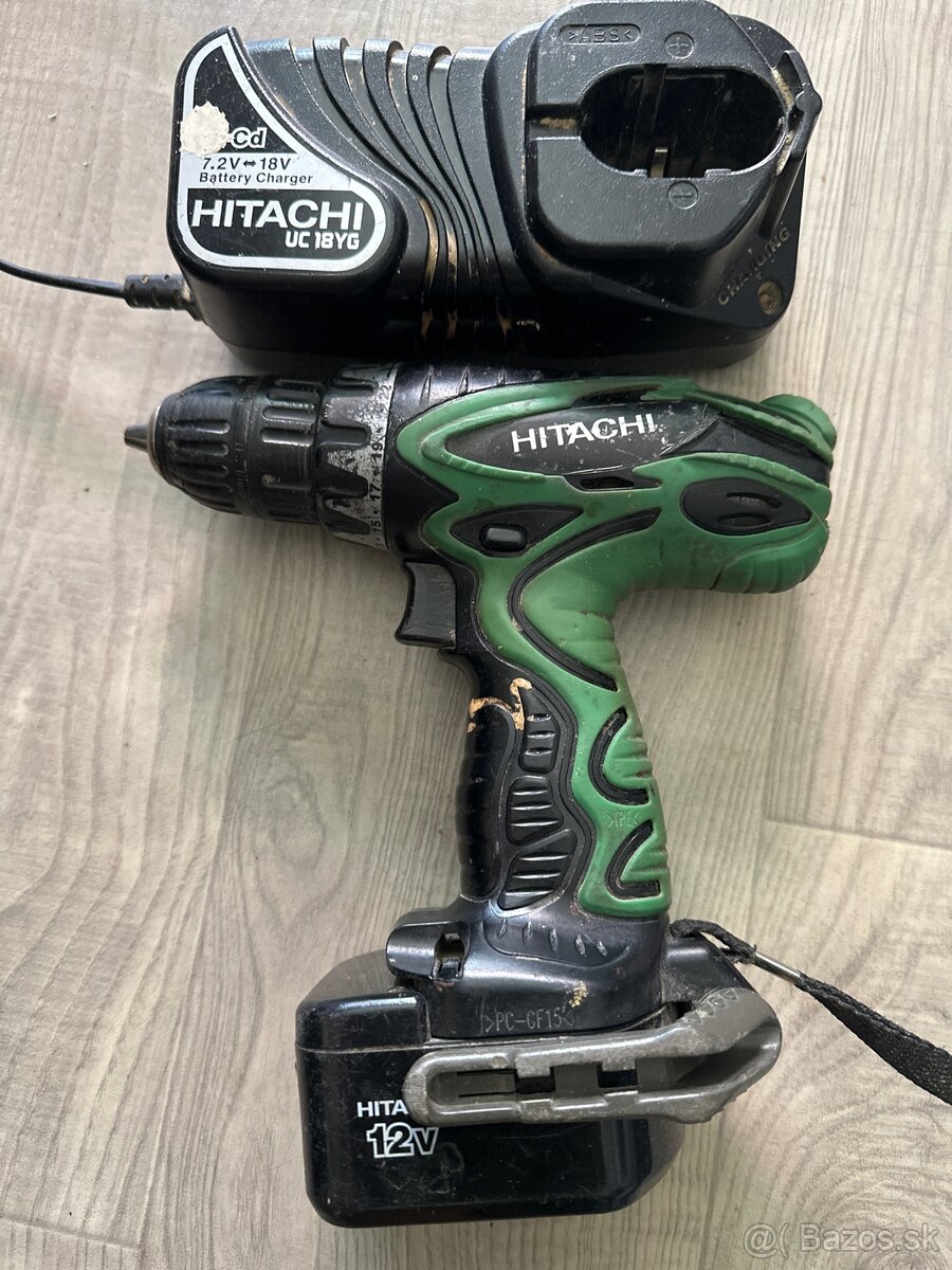 Hitachi DS12DVF3 aku vŕtačka