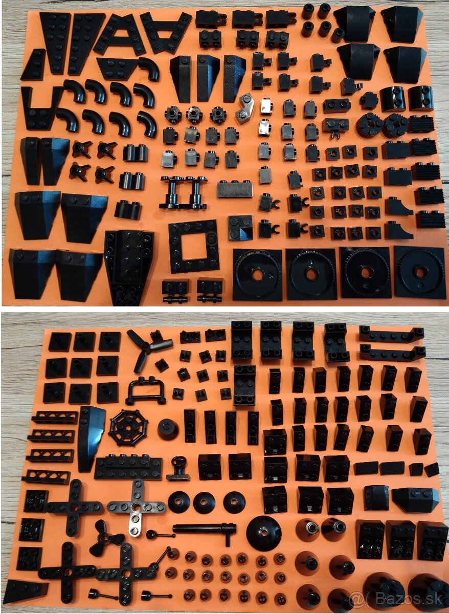 B4 Lego® Originál Diely, čierne