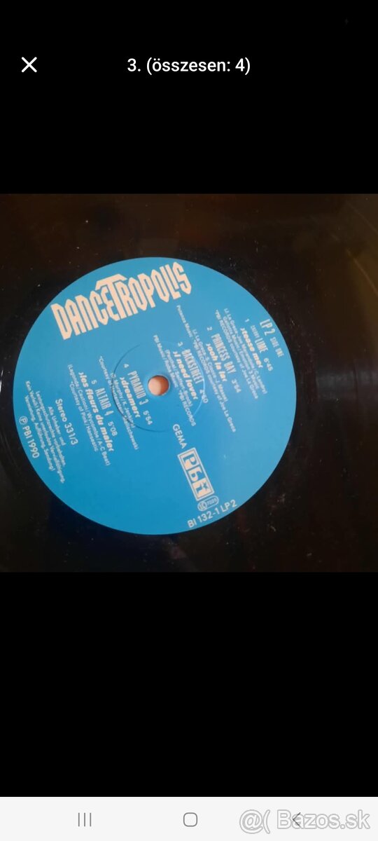 Platne vinylové cca 20 ks Madarske