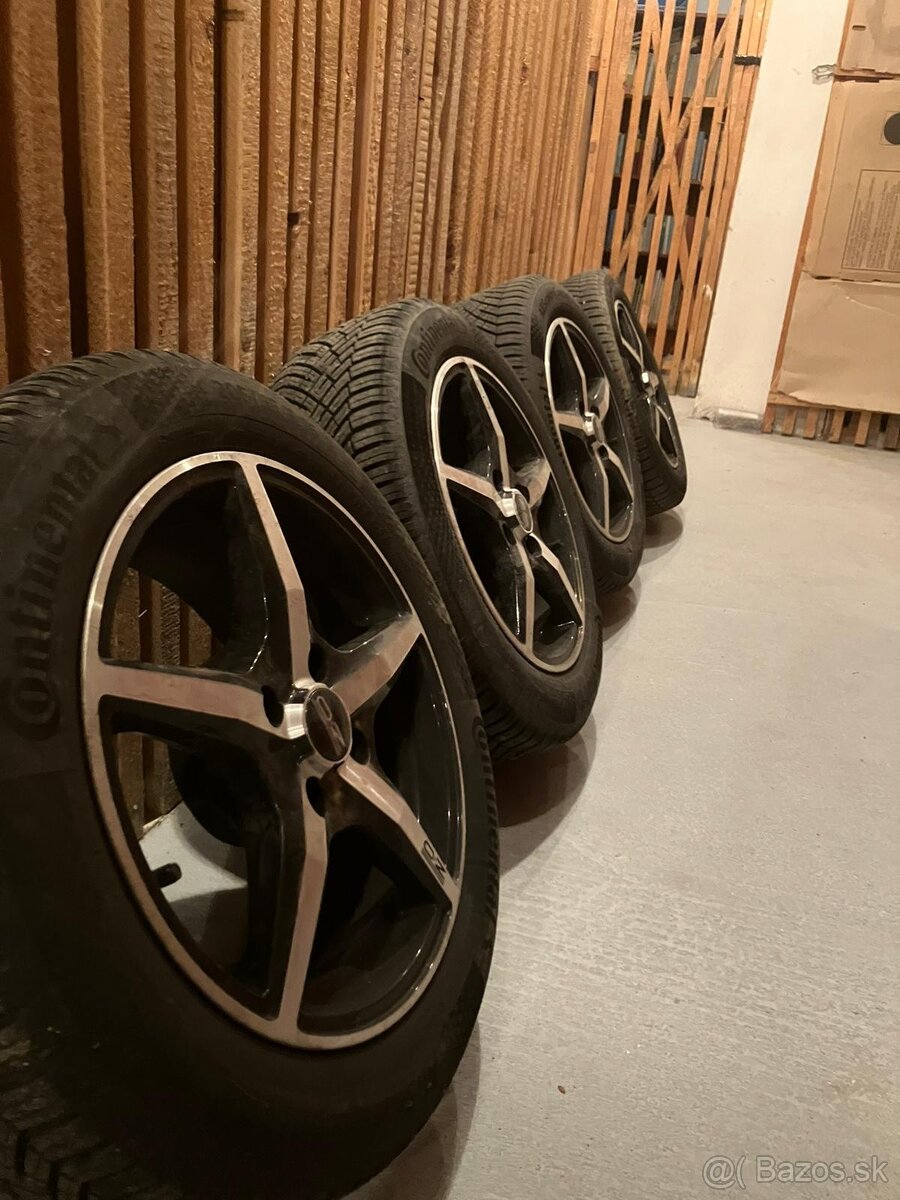 Disky OZ Racing a pneumatiky Continental