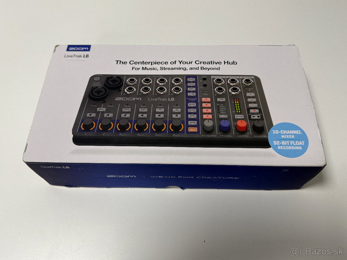 Predám Zoom LiveTrak L-6