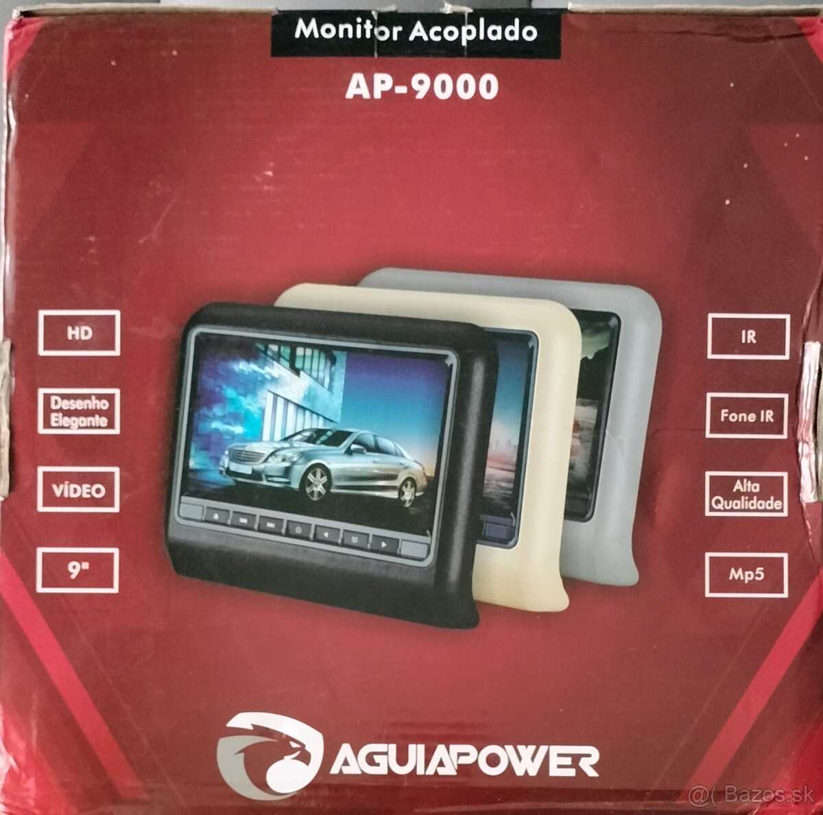 Predám: monitor do auta ACOPLADO AP-9000 + držiak