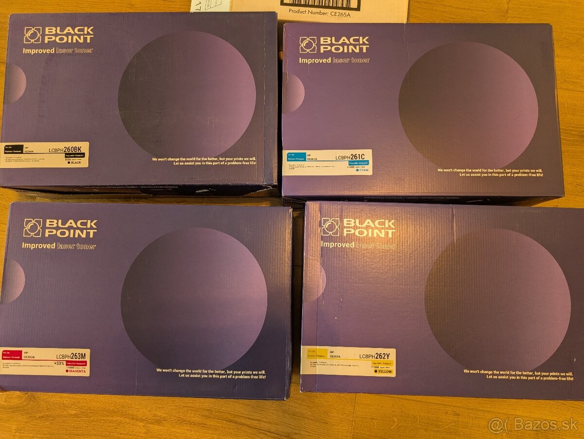 Toner Black Point rozne druhy