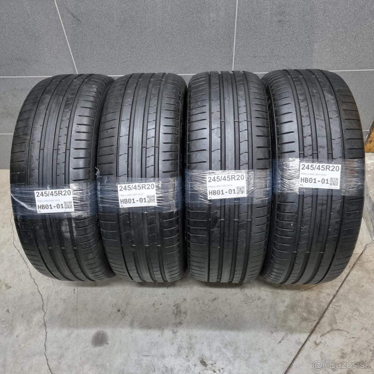 Letné pneumatiky 245/45R20 PIRELLI RSC DOT0519
