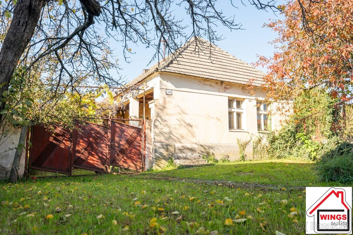 Stavebný pozemok so starším RD v Šintave na ul. Kúpeľná