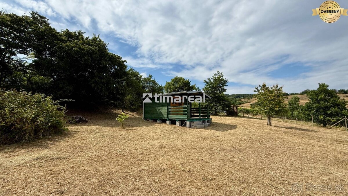 TIMA Real na prenájom 40á pozemok s chatkou, Limbach