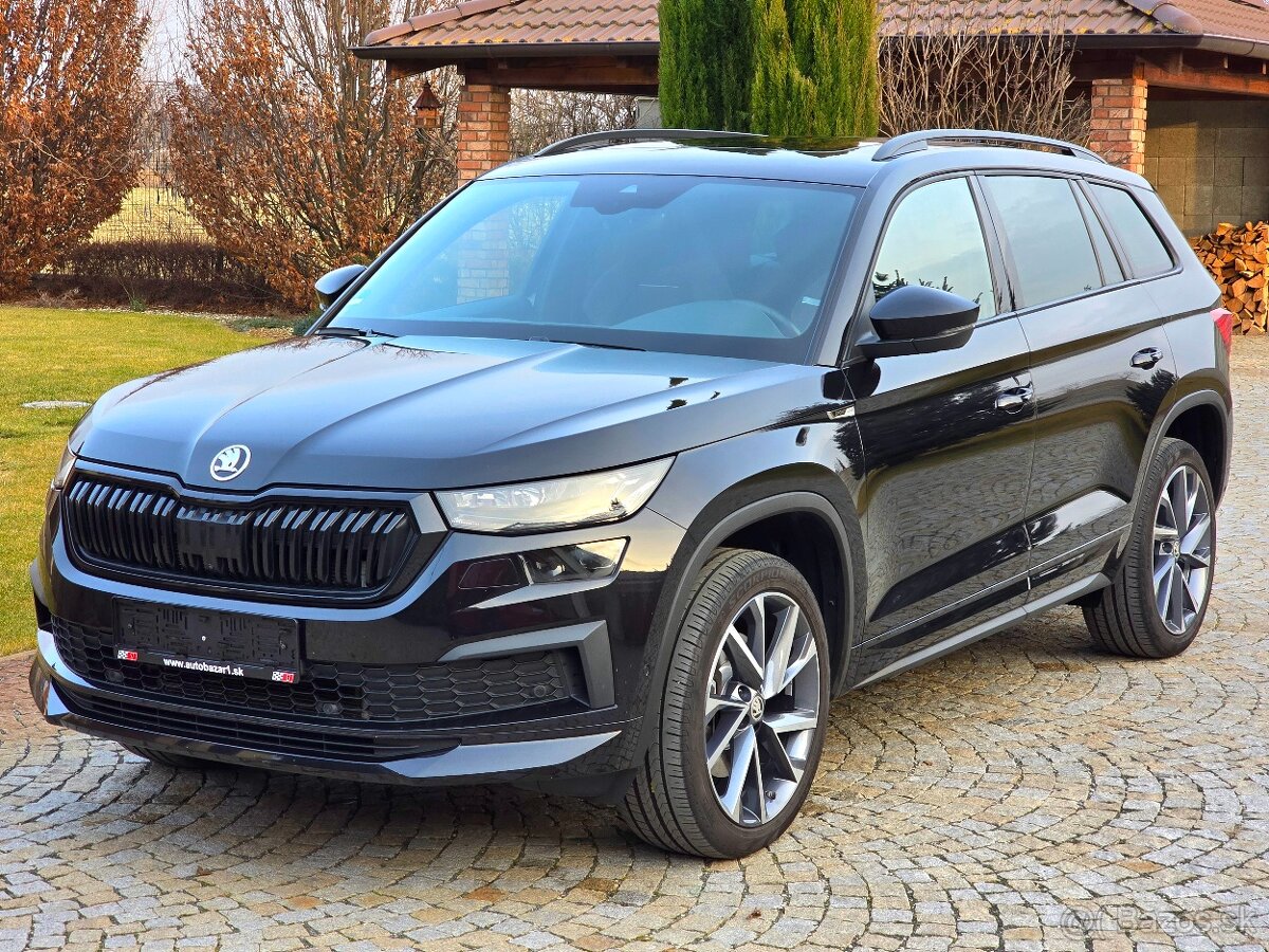 ✅️Škoda Kodiaq Sportline 2.0.TDI 147Kw 4x4,Webasto,Ťažné✅️