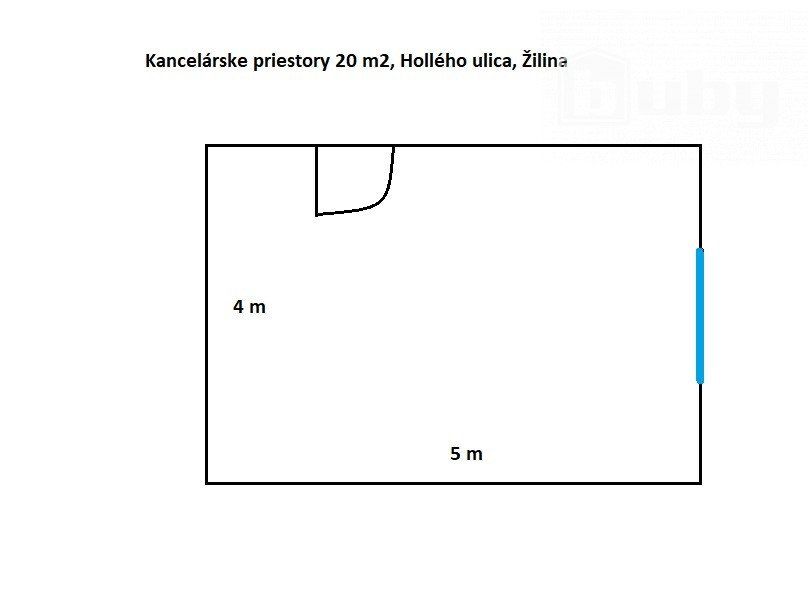 Prenájom kancelárie 20 m2, Žilina