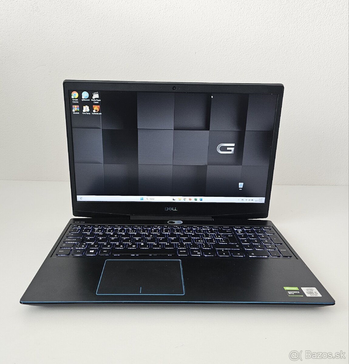 Herný notebook Dell Intel GTX 1650ti 16 GB RAM 15"6 P