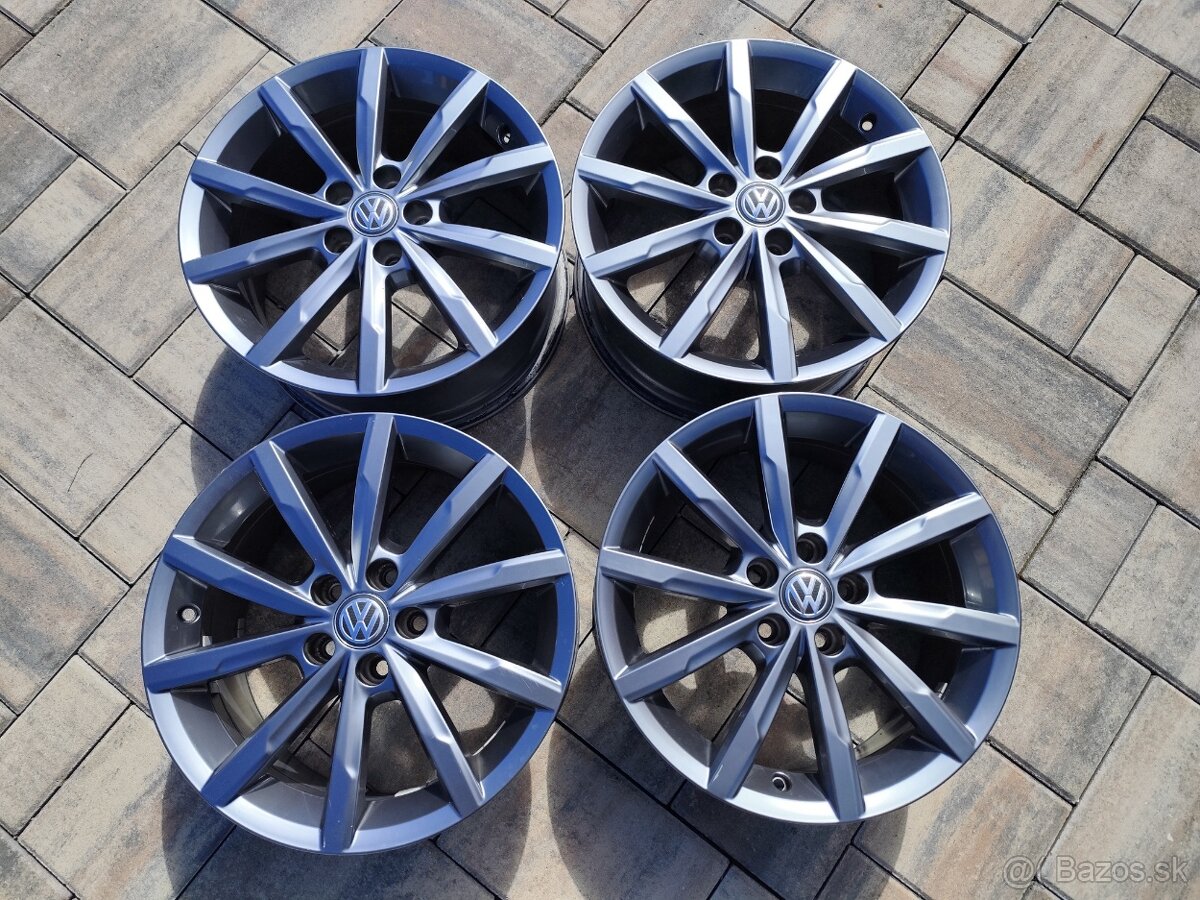 5x100 r16 hliníkové disky Audi, Skoda, Volkswagen, Seat