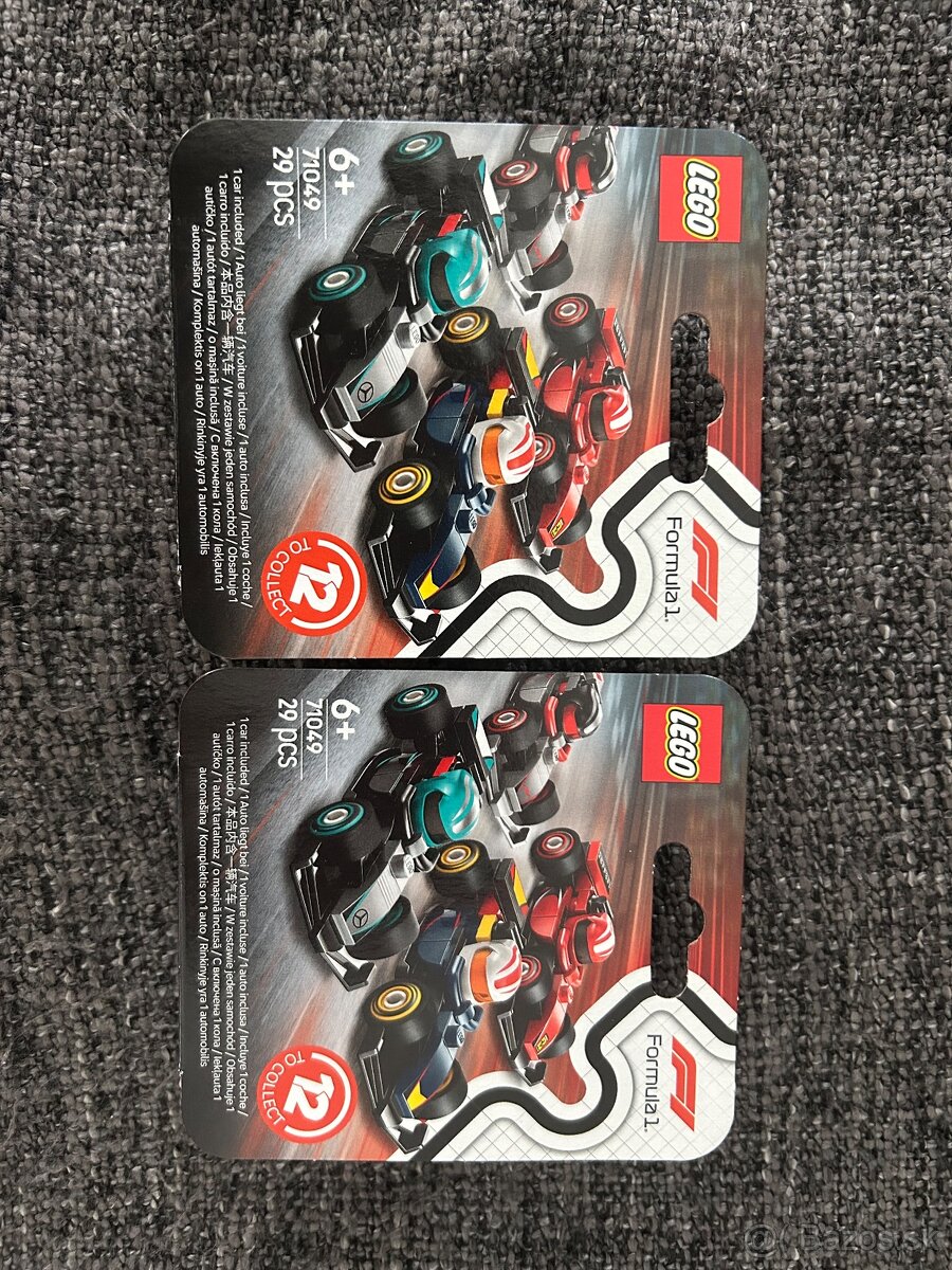 Lego F1 minifigures Car