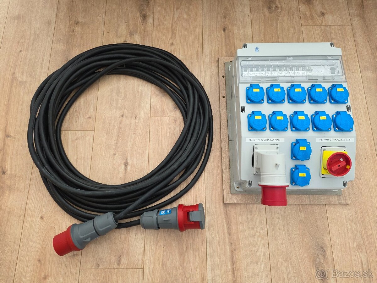 Predám elektrickú ROZVODNICU+KÁBEL