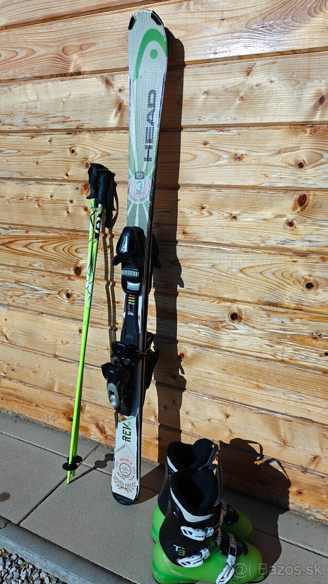 LYŽE HEAD REV 70 GREEN 142CM + SALOMON T3 25CM