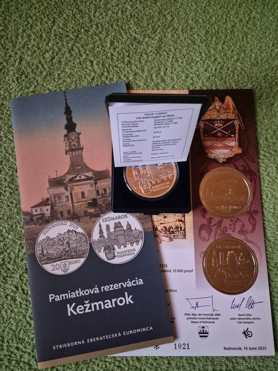 Slovenské strieborné 20€