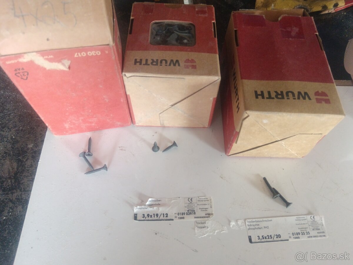 sroby na sadrokarton