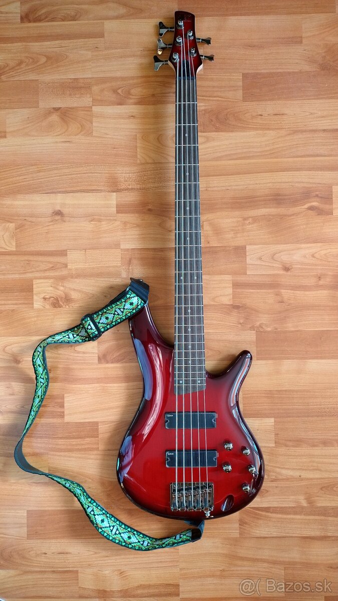 5 strunová basgitara Ibanez SR375 Blackberry Sunburst