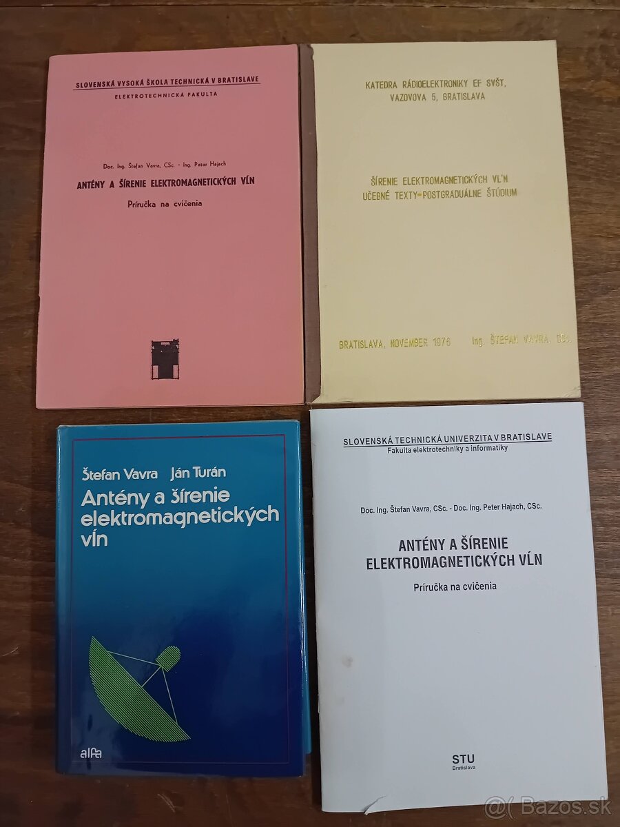 Knihy s témou antény, rádioelektronika a príbuzné