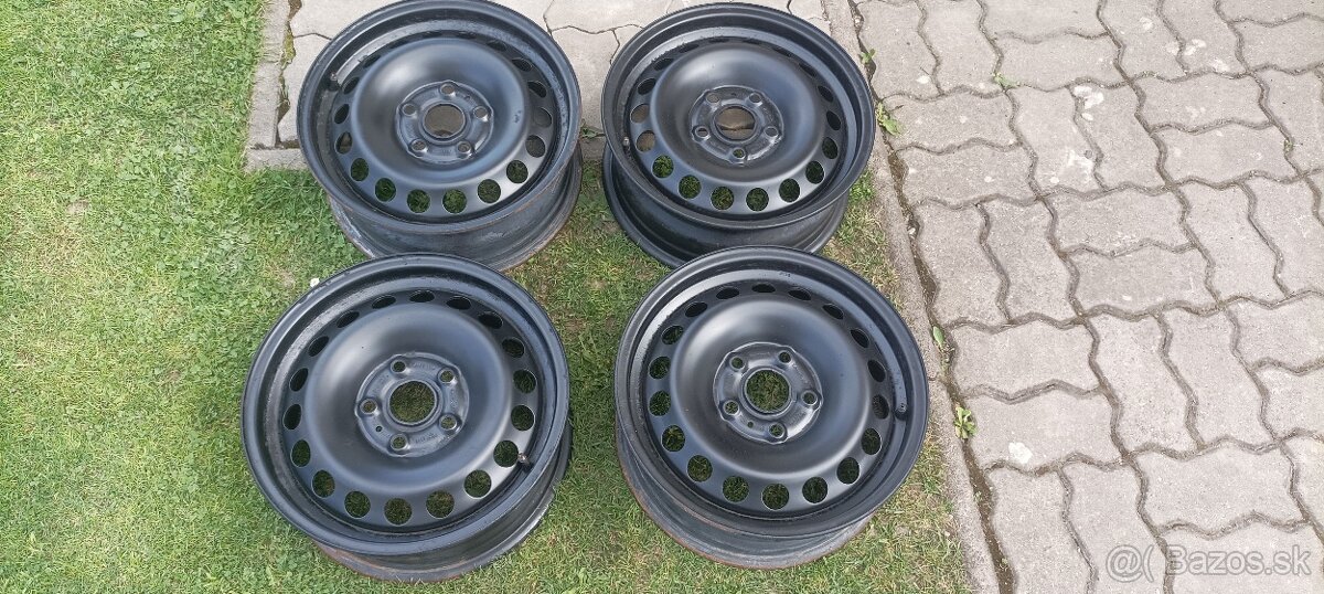 Predám plechové disky 5x112 R15