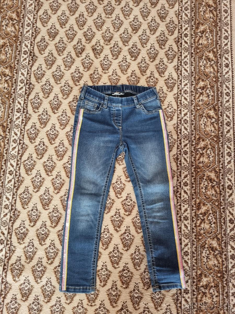 dievčenské jegginsy, rifle, legíny veľ. 110