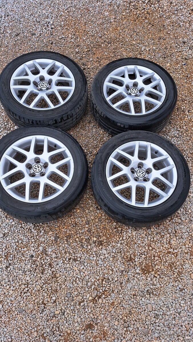 Original kolesa vw golf 4 5x100R16, 205/55R16