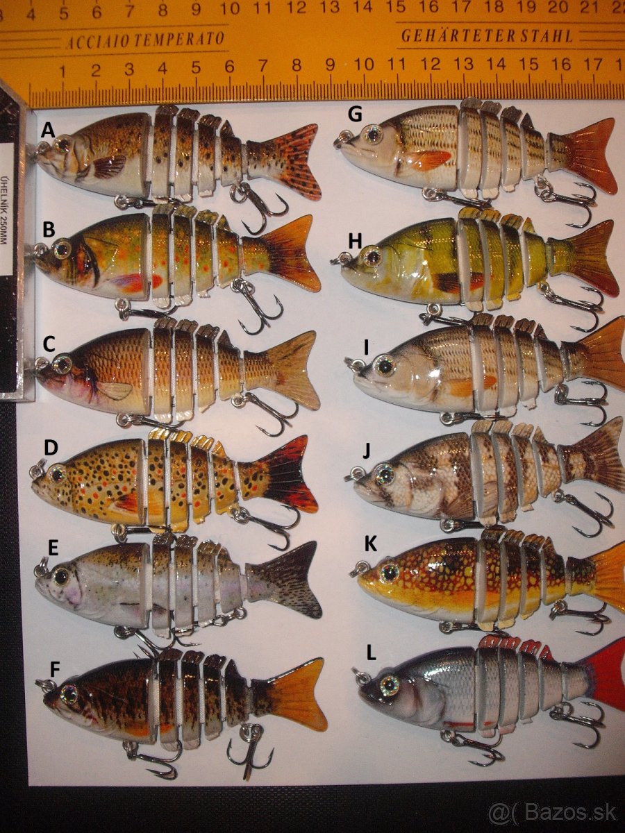 Viacdielne voblery do 12 cm (7 foto)