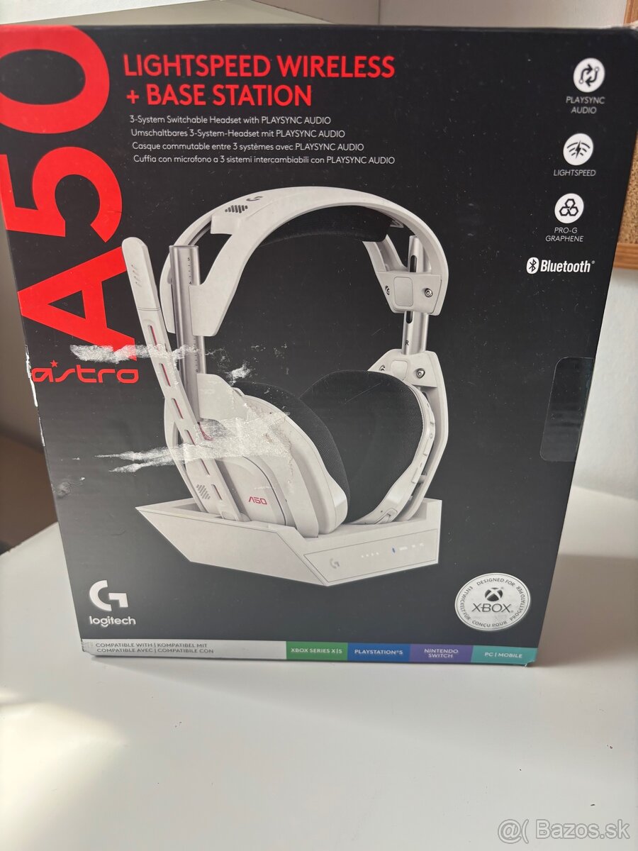 Logitech Astro A50 + Base Station PC/PS White