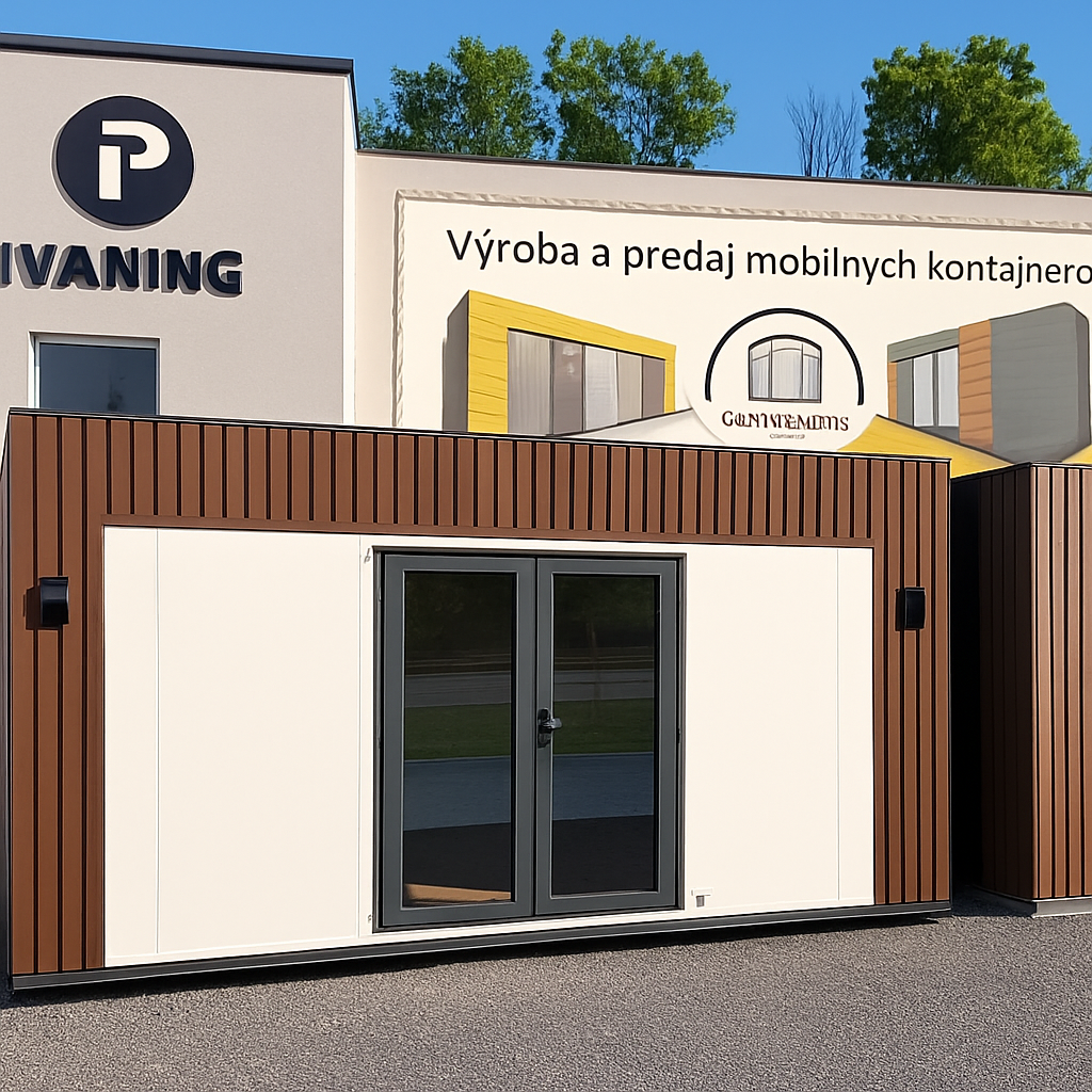 Mobilný kontajner PALISANDRO WHITE 6×3 m