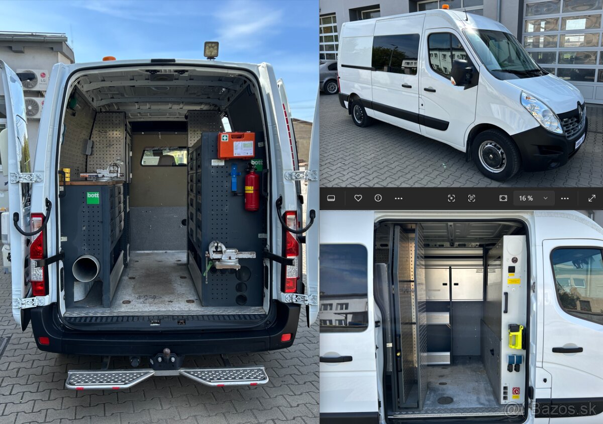 Renault Master L2H2 - exkluzívna pojazdná dielňa BOTT, DPH