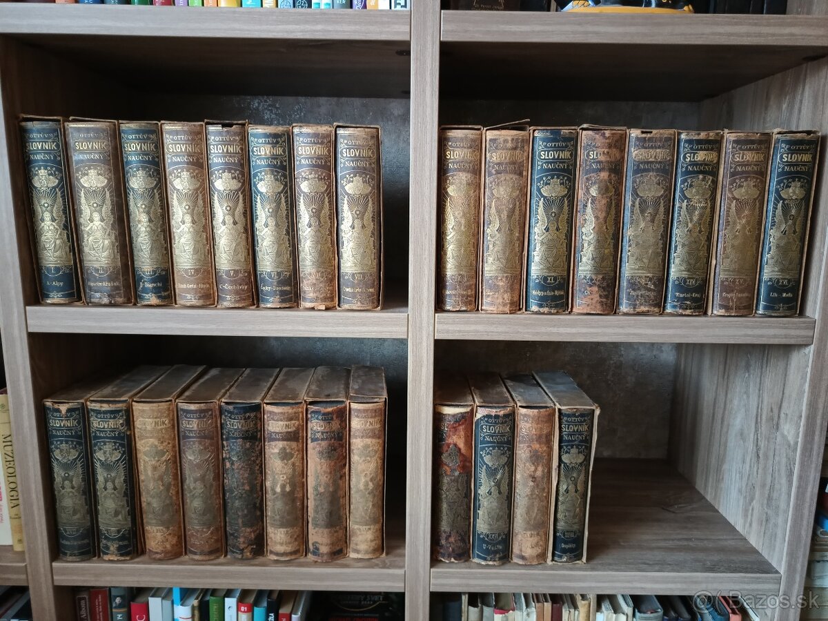 Ottúv slovník náučný 1888-1909, 28 zväzkov