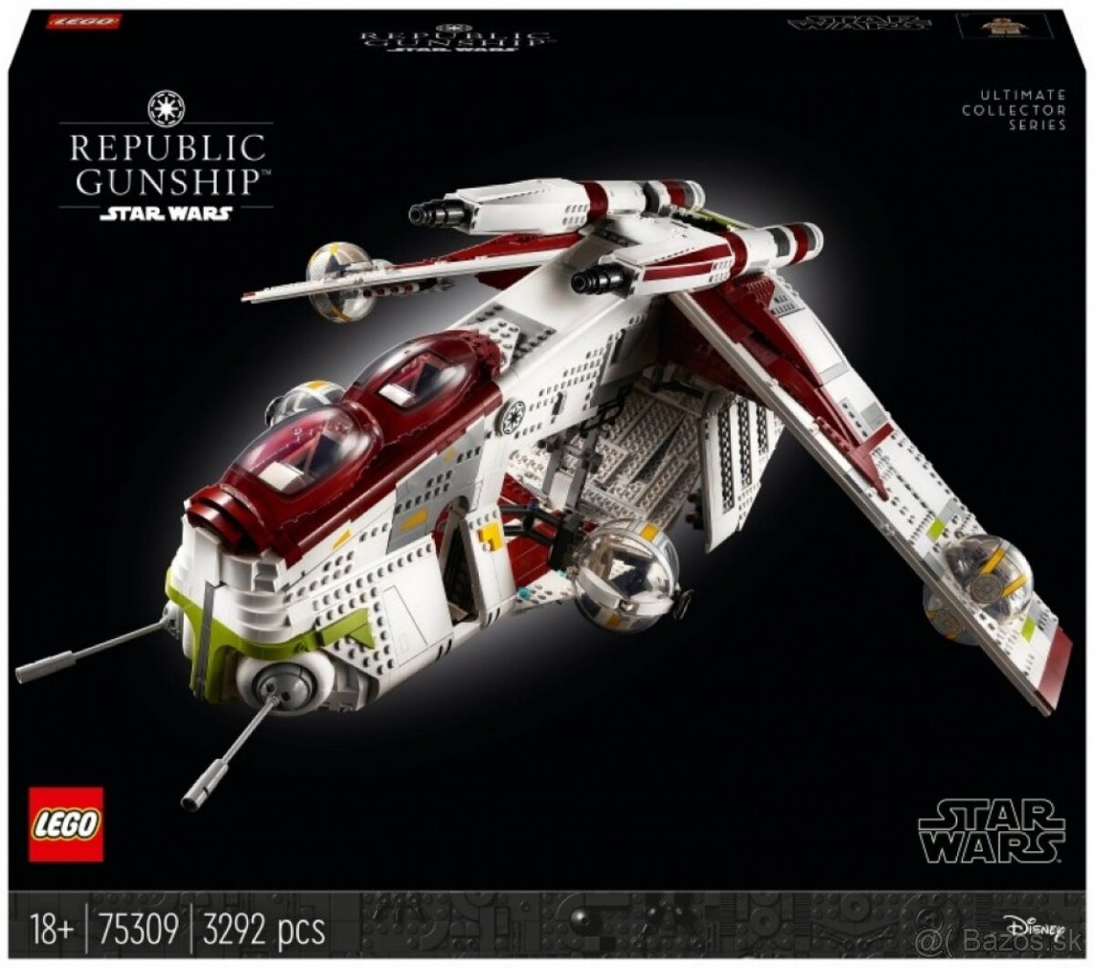 Lego Star Wars 75309 Bojová loď Republiky - nove, nerozbalen