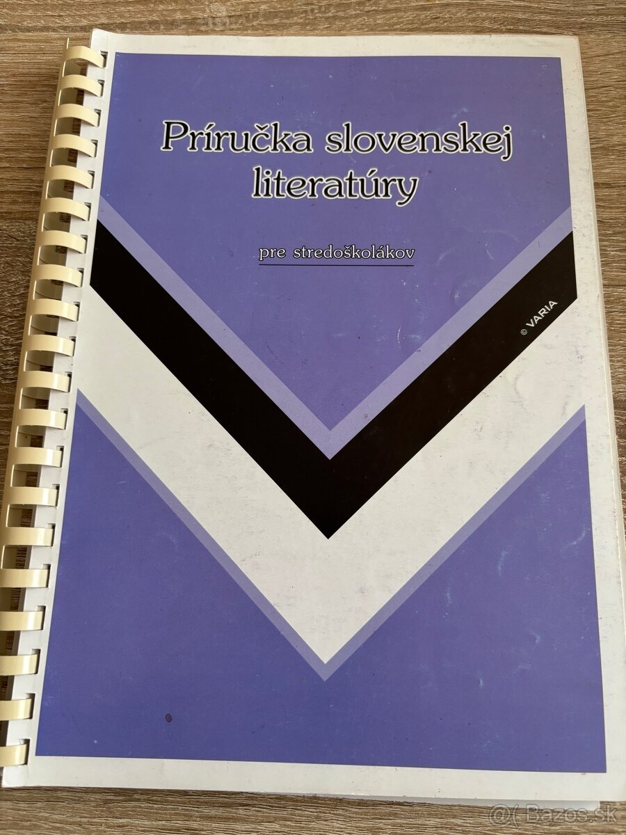 Kniha príručka slovenskej literatúry