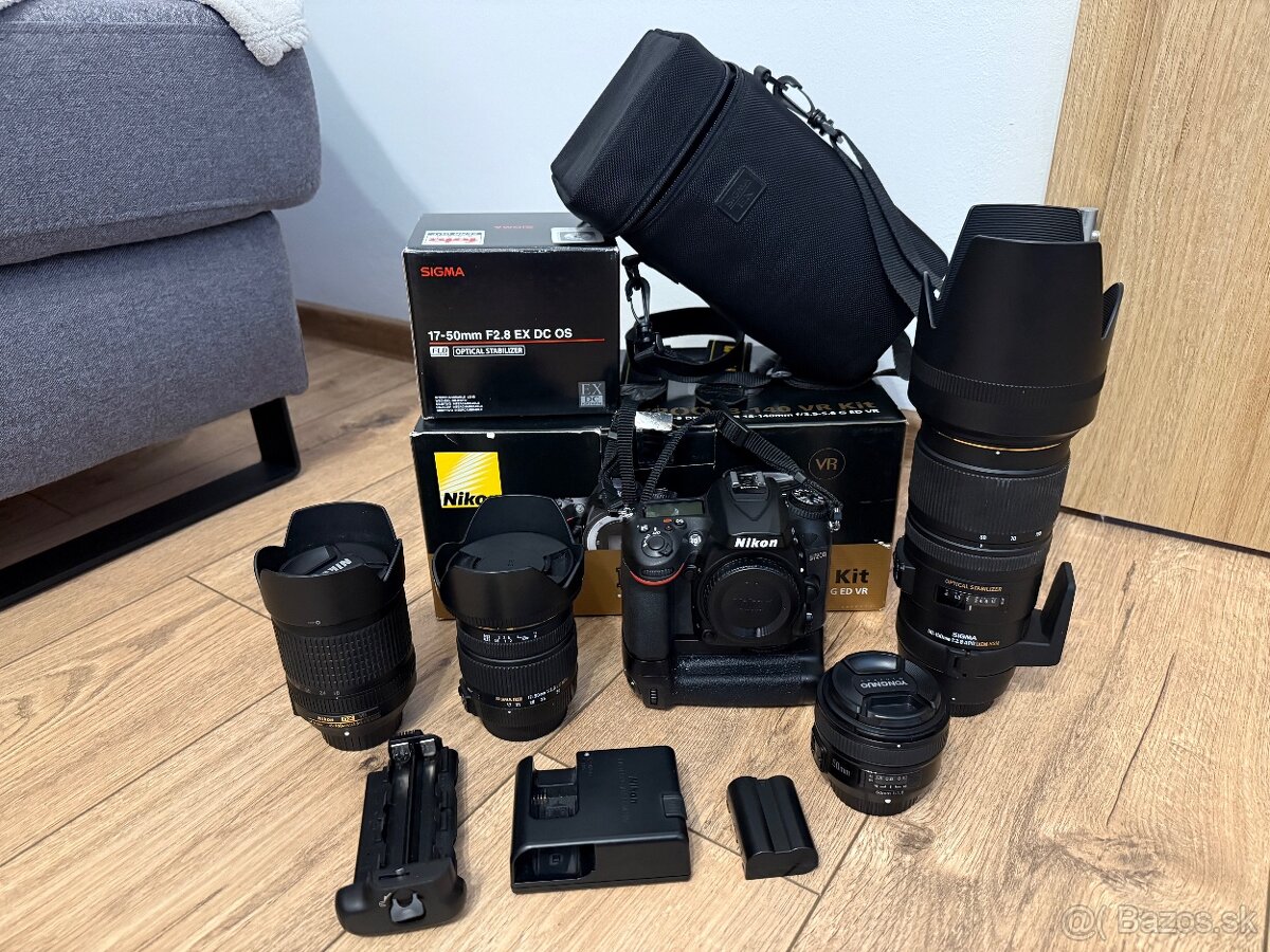 Nikon D7200 Sigma 17-50 f2,8 Sigma 50-150 f2,8