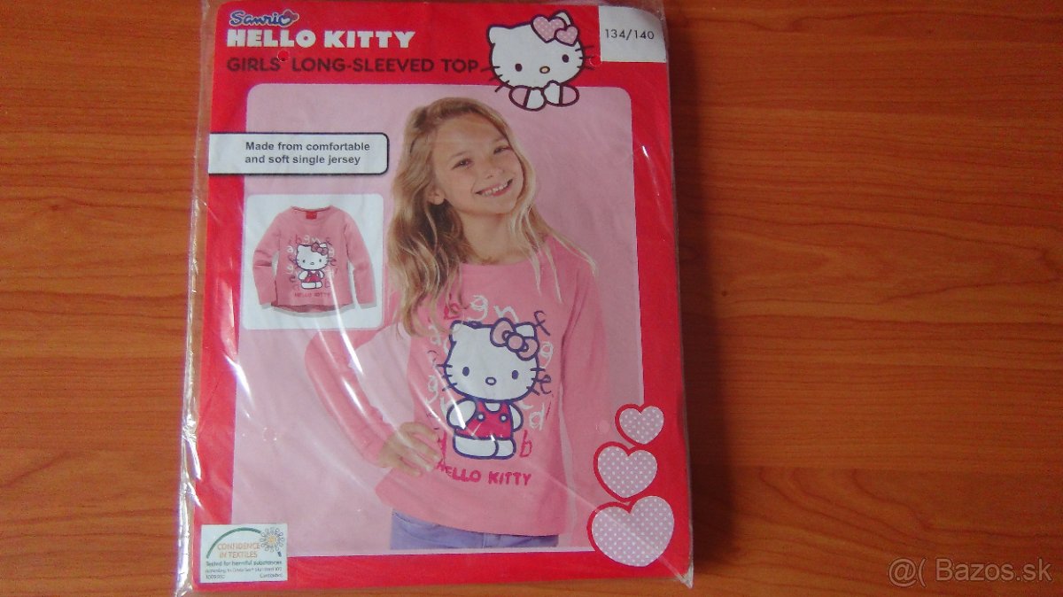 Dievčenské tričko Hello Kitty-134/140