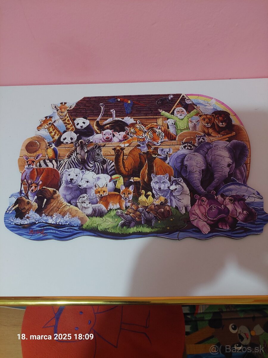 Wooden puzzle archa