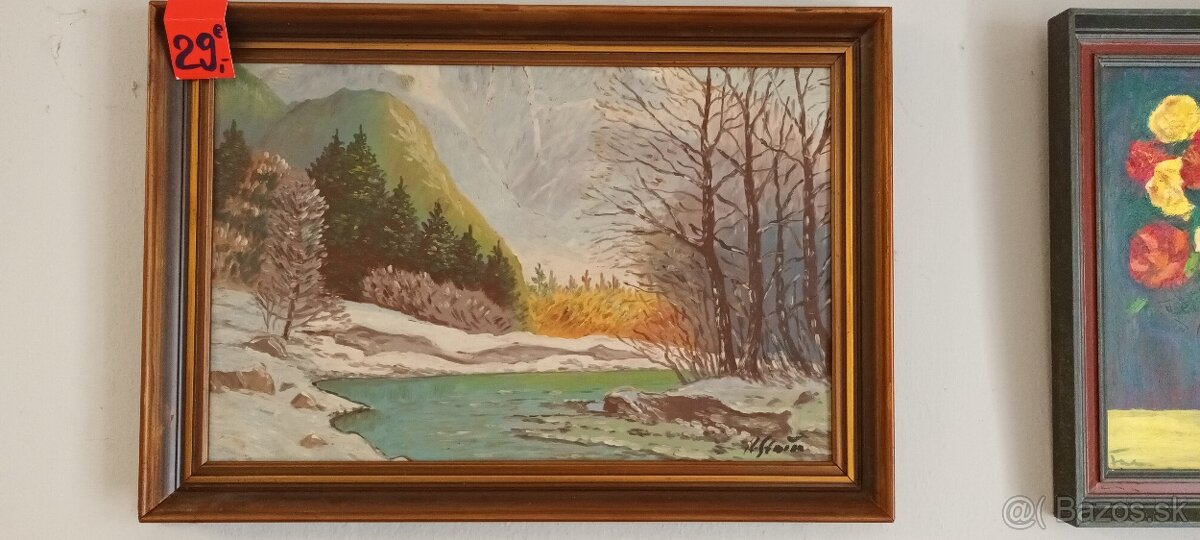 obraz maľba krajina