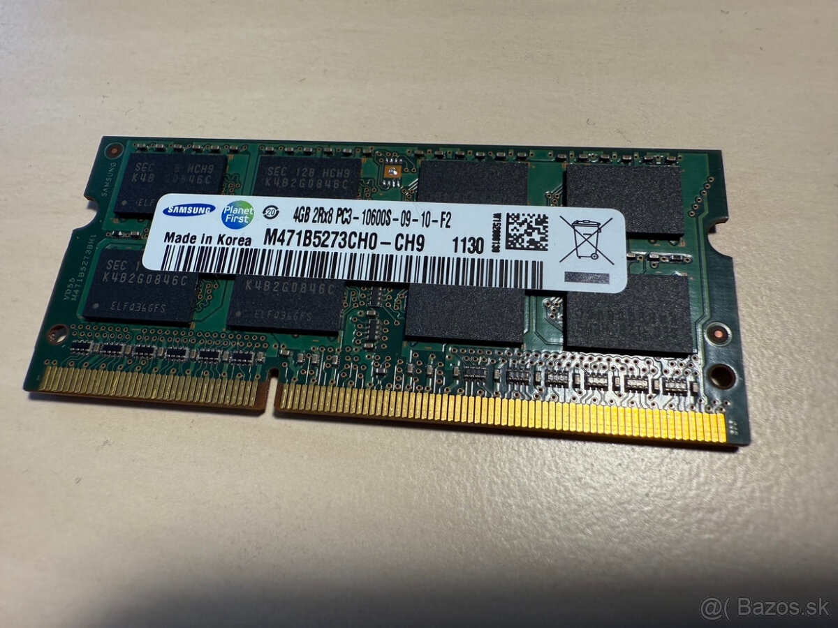 Predám RAM 4GB Samsung DDR3