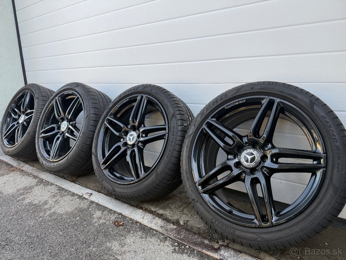 ORIGINAL MERCEDES E W213 AMG DISKY 5x112 R19 DVOJROZMER LETO