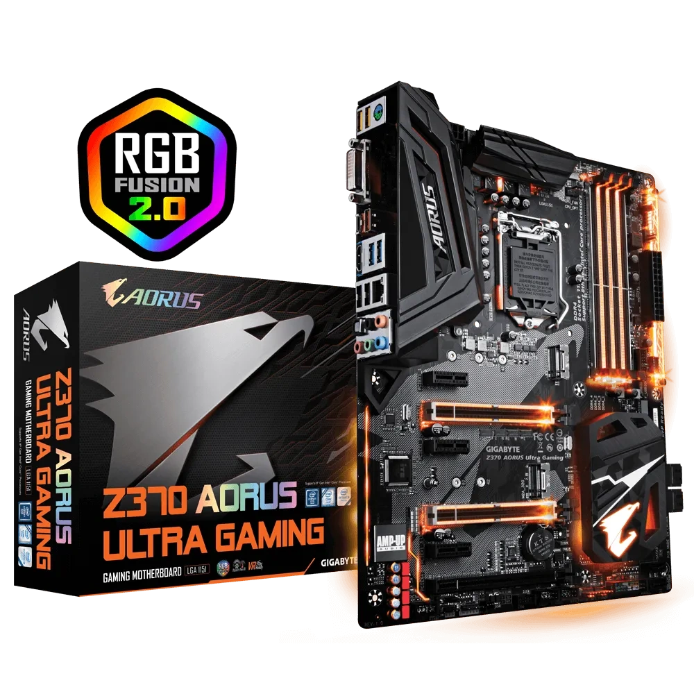 GIGABYTE Z370- Ultra Gaming + komponenty