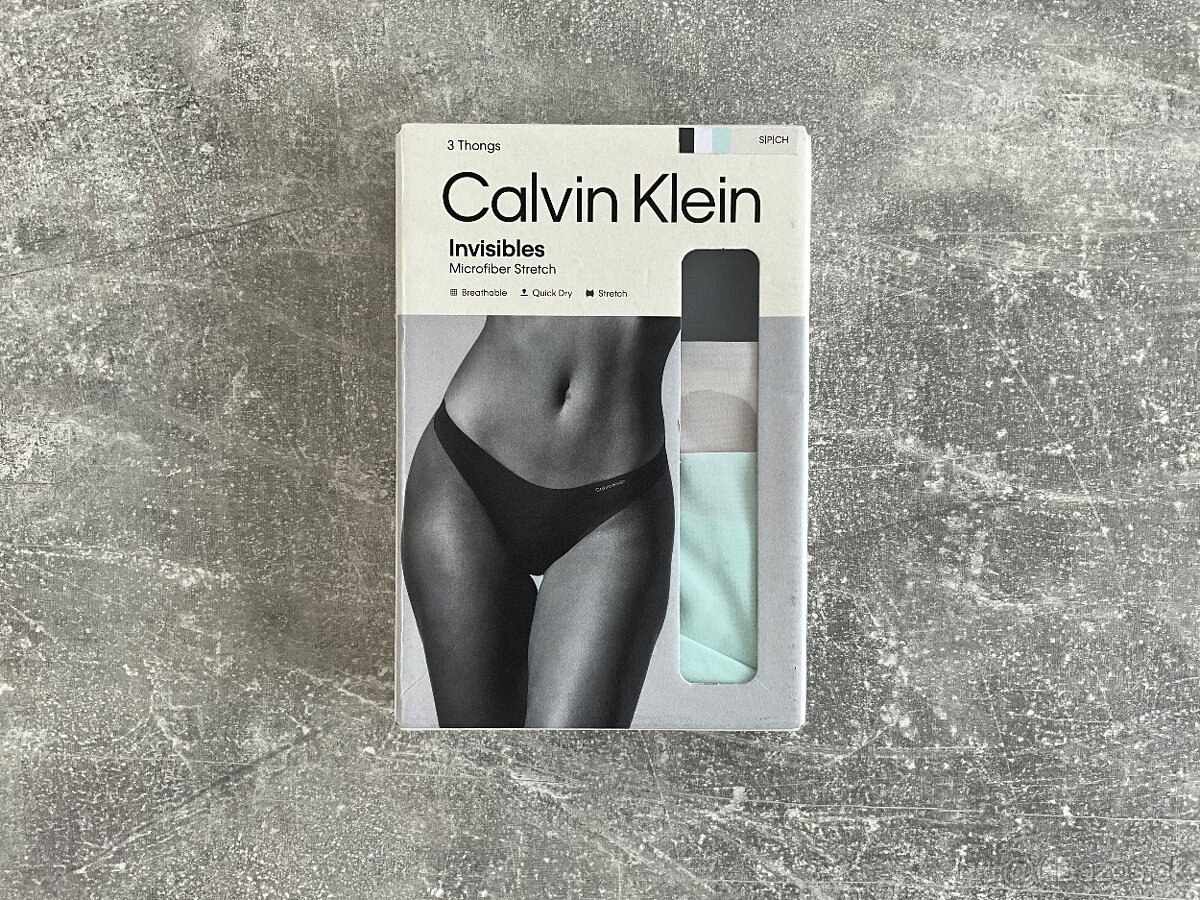 3x dámske tangá Calvin Klein NOVÉ