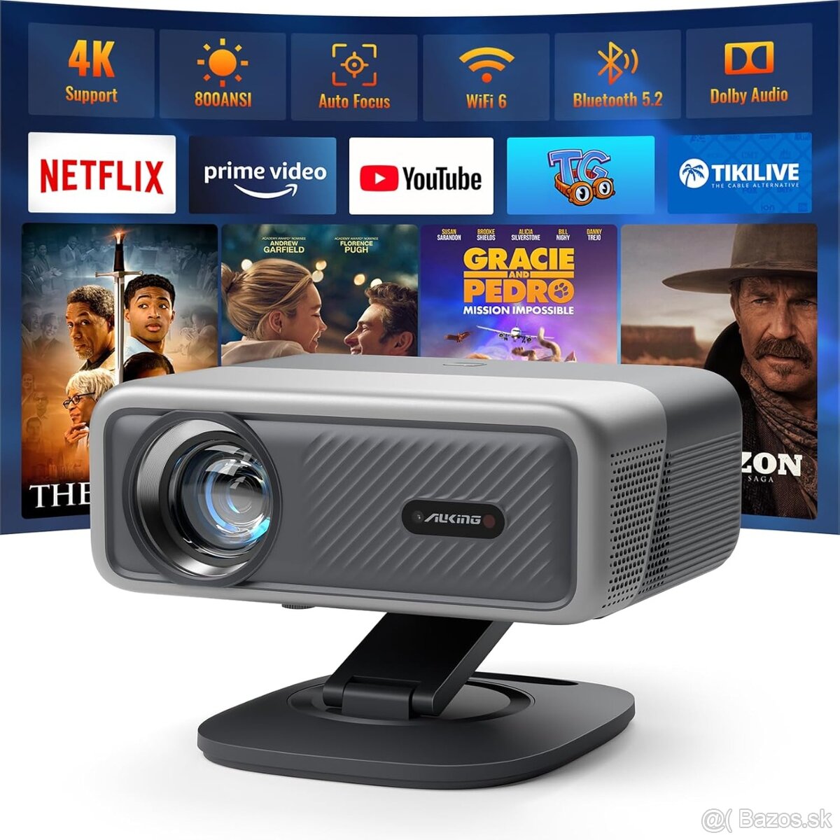 Visspl H10 4K Smart Projector