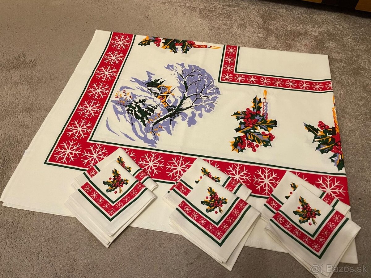 Vianočné prestieranie súprava
