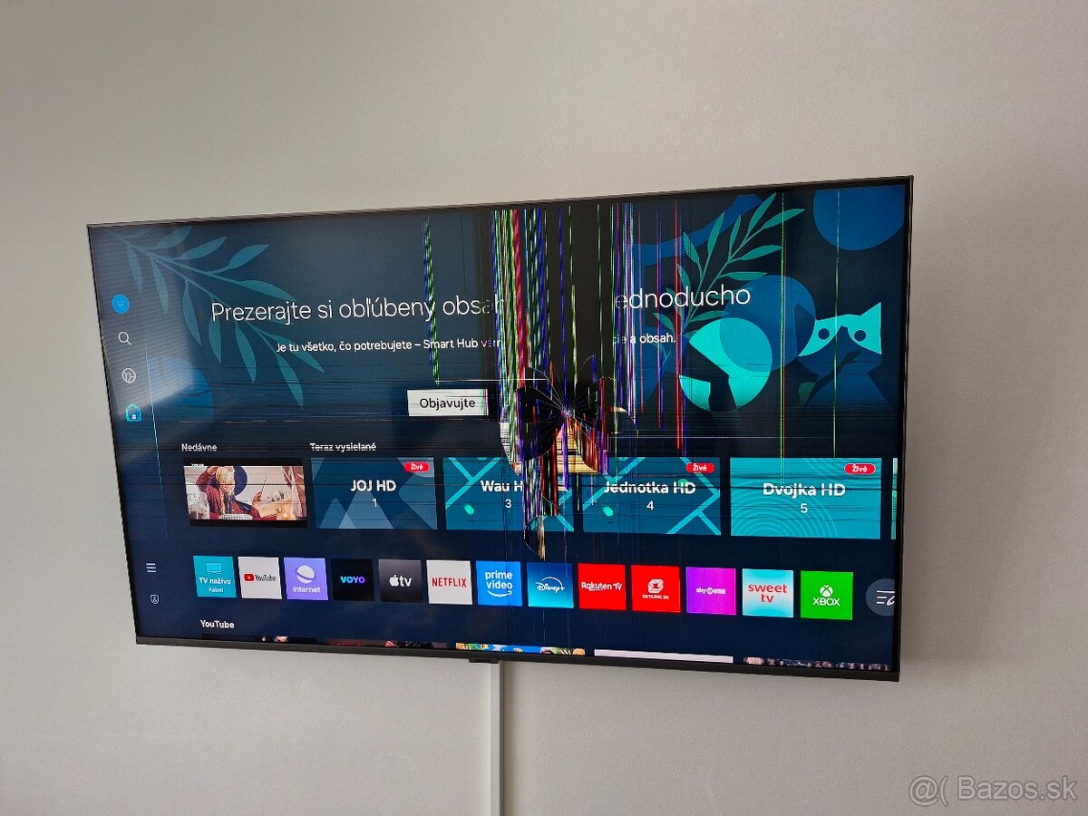 Predám Samsung QE50Q80B s rozbitou obrazovkou