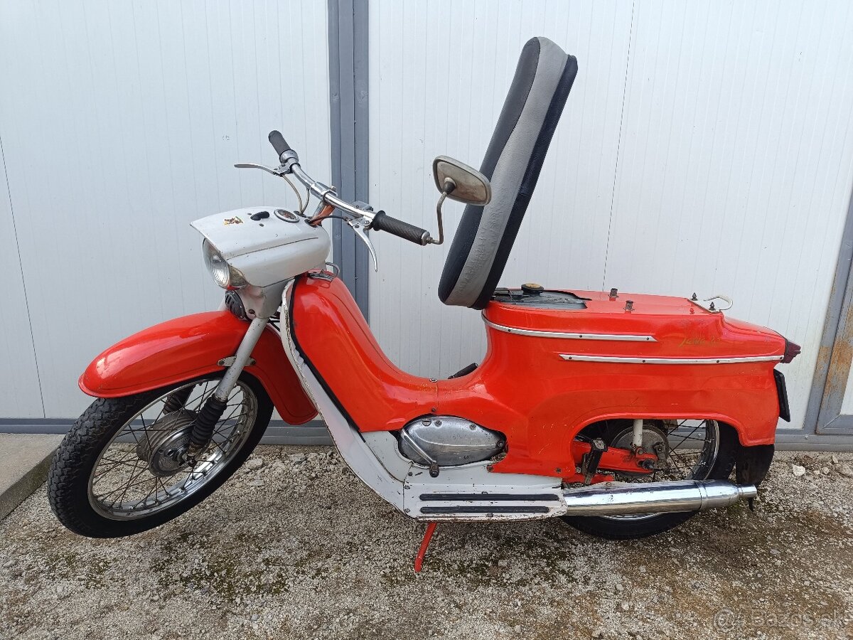 JAWA pionier 20, 1970, pôvodný stav, s TP, ŠPZ