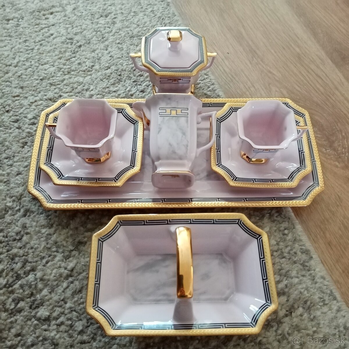 ružový porcelán Empír Chodov