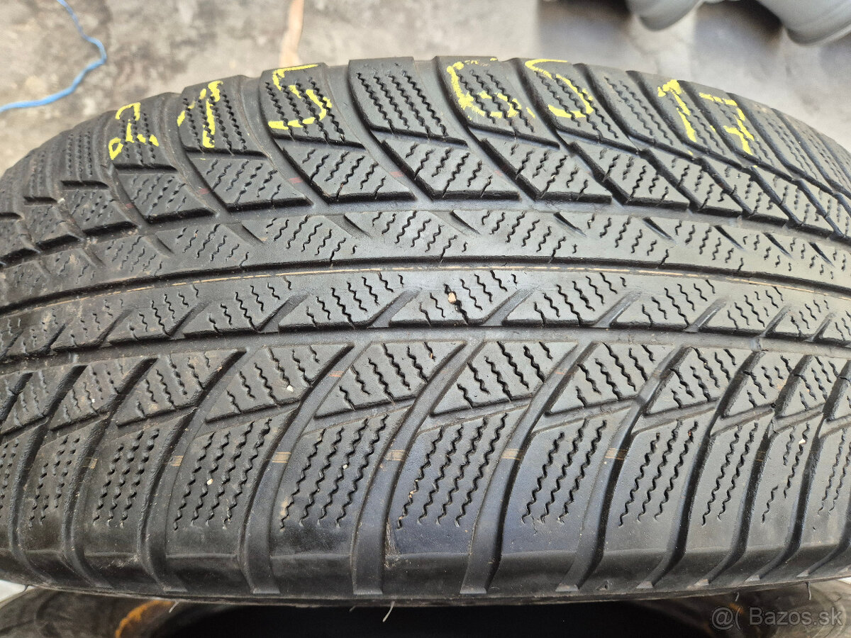 215/65 r17 zimné 4 ks BRIDGESTONE dezén 5,4 - 5 mm
