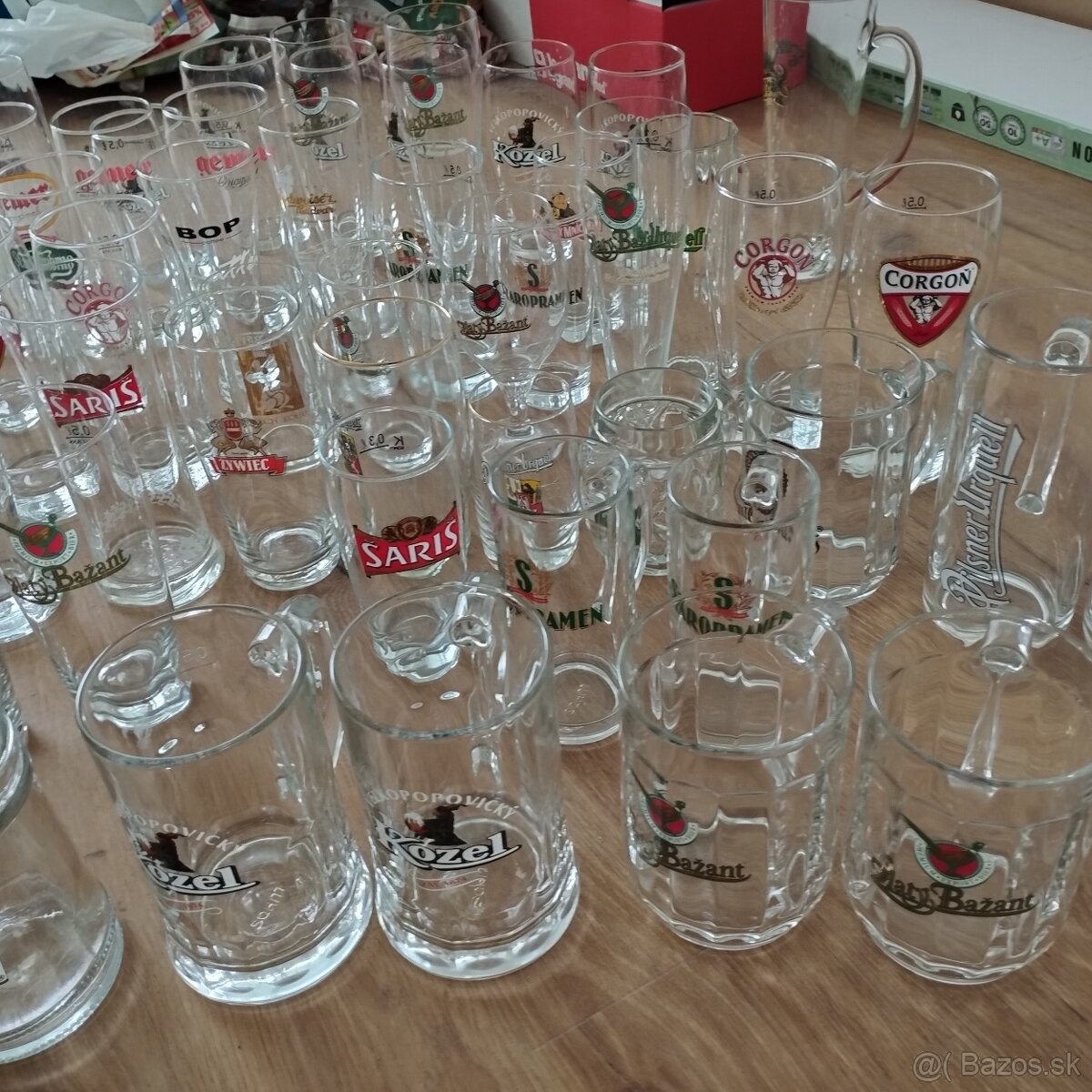 Pivove poháre a krígle /zbierka