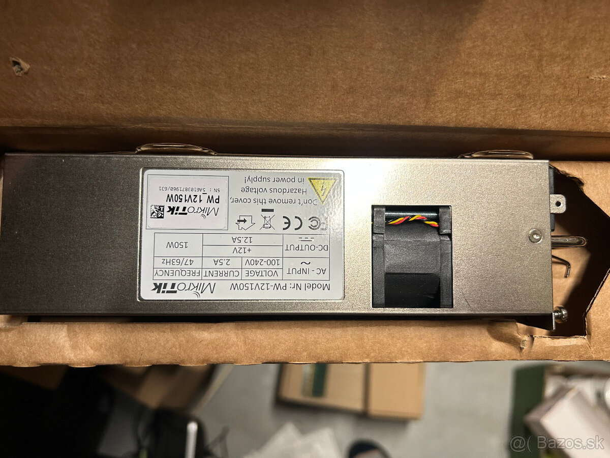 Predám zdroj MikroTik PW 12V 150W