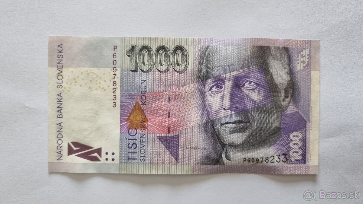 Slovenské bankovky 1.000 Sk