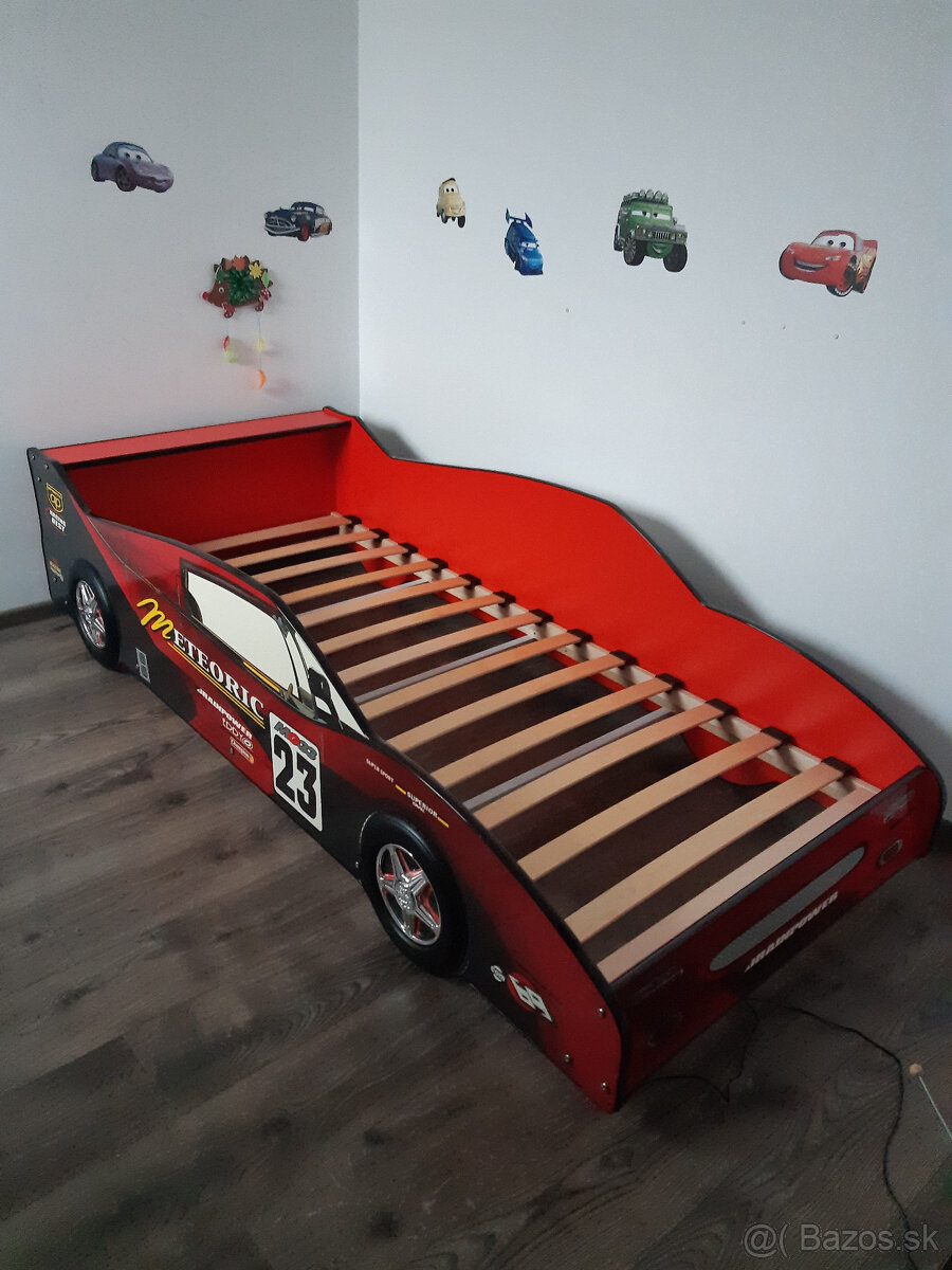 Detská posteľ formula s osvetlením